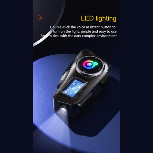 Q58Max Motorcycle Bluetooth Intercom with Noise Cancellation, Dual DSP, 500M Range, 6 EQ Effects 2