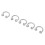 5pcs Organic Essential Oil Nose Rings Diffuser 16