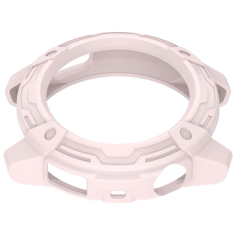 Smartwatch Protective Case Breathable Silicone Shockproof Slim Fit With Quick Button Access Pink 9092120453249