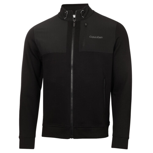 Calvin Klein Calvin Klein Mens Hyper Tech Adjustable Drawcord Full Zip Sweater