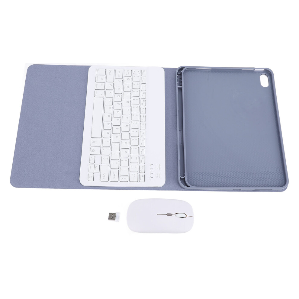 Wireless Keyboard & Mouse Case For 10.9" Tablet 2022 Purple 7901383440458