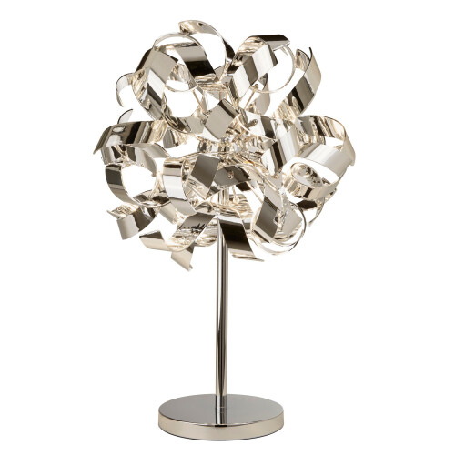 Searchlight Curls 4 Lights Chrome Modern Curls Design Desk Bedside Table Lamp Office Light