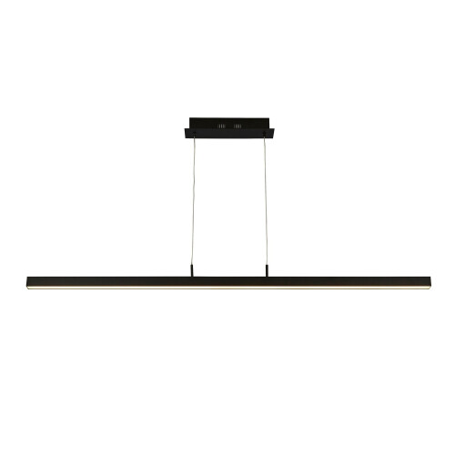 Searchlight 1 Light LED Bar Black Ceiling Fitting Pendant Temperature Colour Changing Light