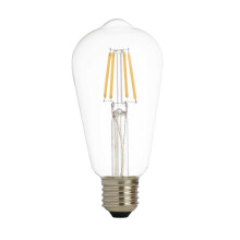 Searchlight Led Lamps Pack X 5 Dimmable Led Filament Squirrel Lamp Clear Glass E27 6W 600Lm 2700K