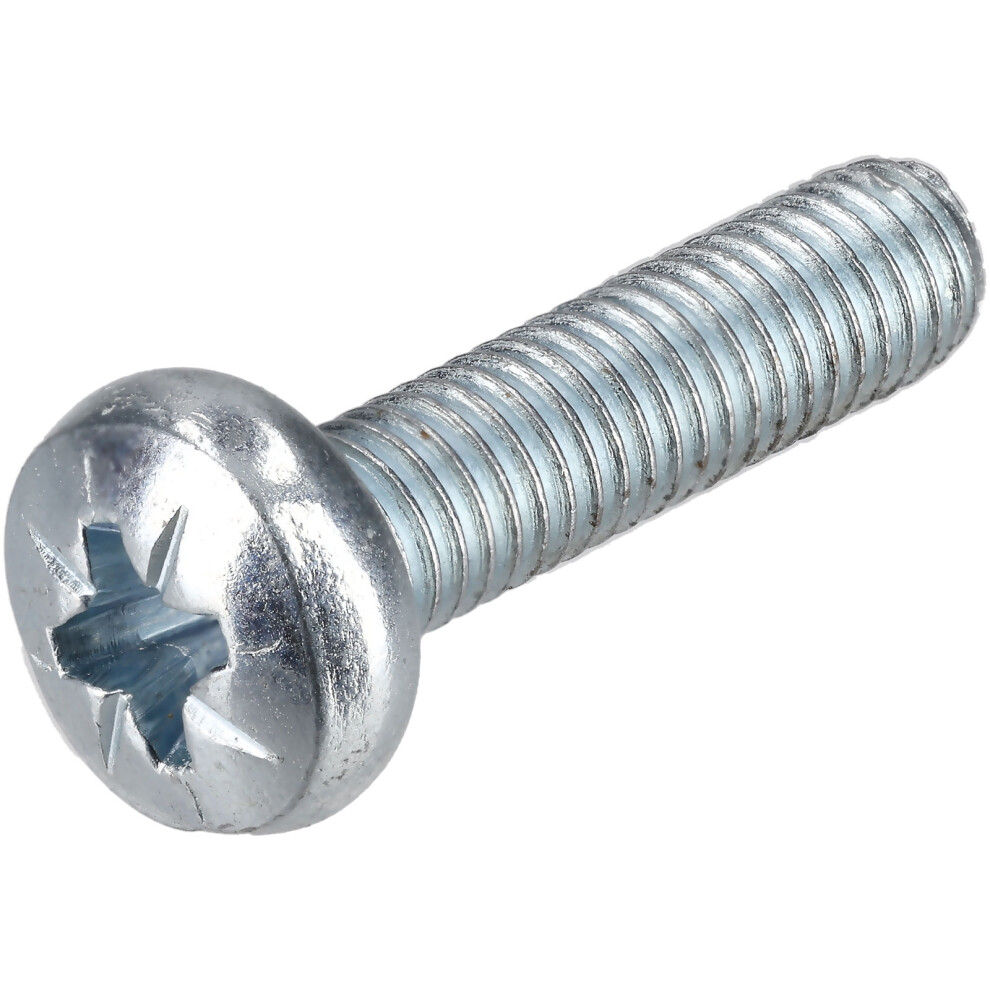 R-Tech 337052 Pozi Pan Head Machine Screws Bzp M5 20Mm - Pack Of 100 5053556009657