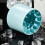 Large Round Ice Cube Mold with Lid 5.3oz SkyBlue 8