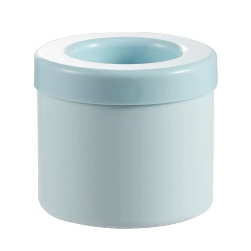 Large Round Ice Cube Mold with Lid 5.3oz SkyBlue 1