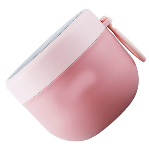 Isolierter Lebensmittelbehälter Rosa mit Löffel 2