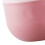 Frühstücksbecher Rosa mit Deckel Löffel isoliert 3