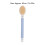 Doppelseitige Badbürste 43cm mit weichen Borsten, abnehmbarem Griff, Massage-Scrubber 2