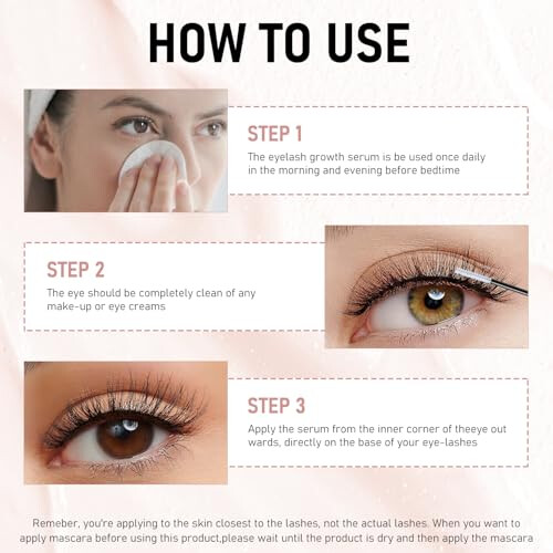 Eyelash Growth Serum for Longer Thicker Lashes and Brows, Lash Boosting Serum Black 2Pcs 2