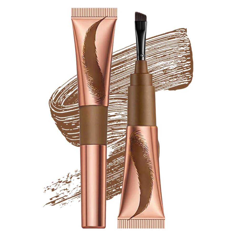 Peel Off Eyebrow Gel Waterproof Tint, Long Lasting Smudge Proof Natural Brow Color, Shade 02