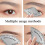 Eyebrow Ruler for Precise Brow Alignment and Symmetrical Shaping, Durable Flexible PVC Tool 4