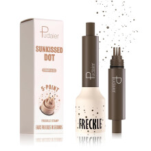 Freckle Pen Waterproof LongLasting Faux Freckles Stamp for Natural Sunkissed Makeup 01 and 04