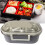 Portable 2-Compartment Stainless Lunch Box 3