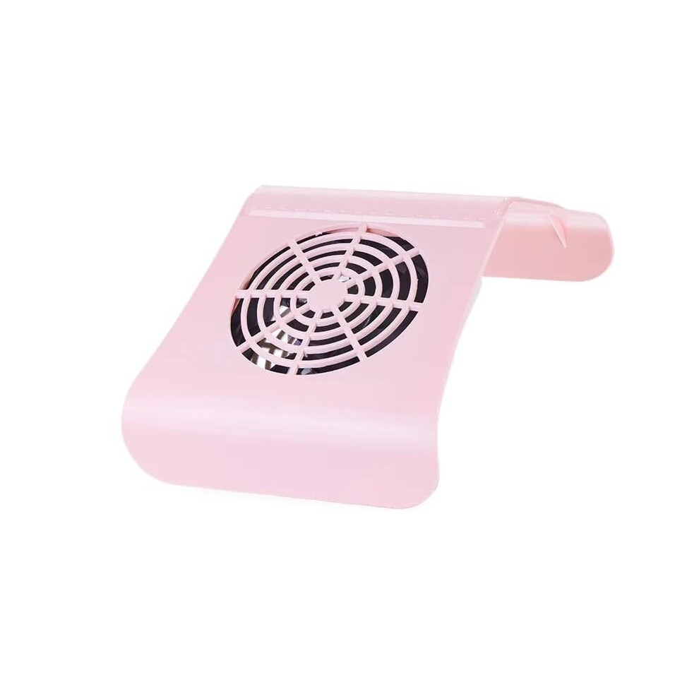 Pink 80W Nail Dust Collector Vacuum Cleaner Low Noise For Salon And Home Manicure 858M1