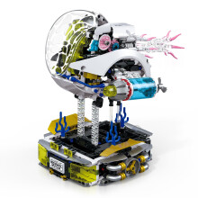 Steampunk Building Kit 1190pcs Mechanical Nautilus with LED Lights DIY Model for Adults Teens