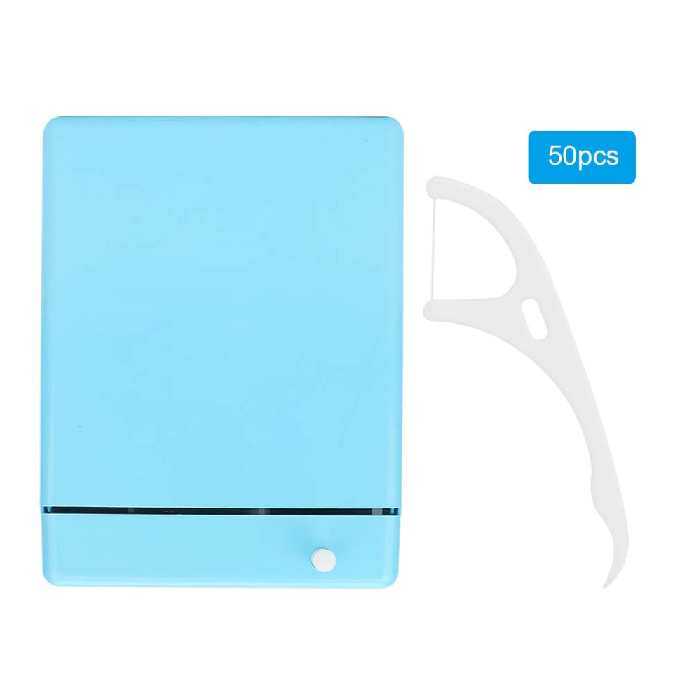 High Tension Dental Floss Picks Storage Case Quality Innovation Floss Dispenser With Personalized Button Design Easy To Carry Flip Pick Organizer For