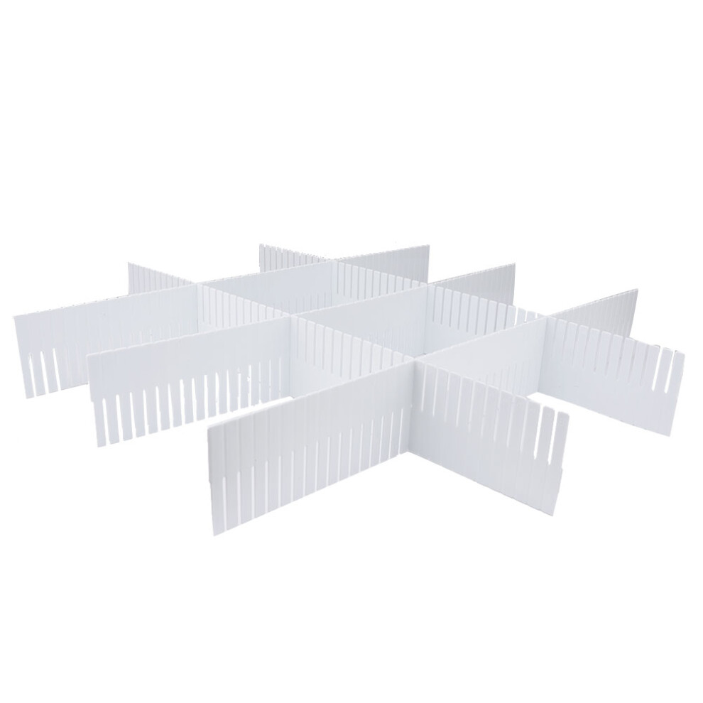 Drawer Dividers For Closet Organization, Closet Separator Diy Plastic Grid Drawer Dividers Multifunctional Organizer Tidy Organizer Container Space 9432746014521