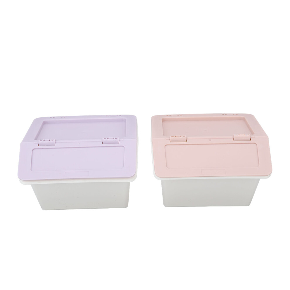 Plastic Material Stackable Design Dust Cover Cosmetic Storage Box Desktop Storage Box Skincare Organizer For Elegant Organization