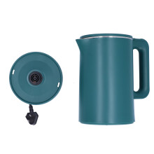 Portable Electric Tea Kettle Food Grade Stainless Steel Fast Heating Quiet Boiling With Auto Shut Off And Boil Dry Protection Cordless Design