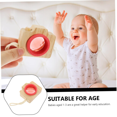 Camera Shaped Kaleidoscope Toy for Kids, DIY Assembly Kit, Educational Pattern Recognition Play 2