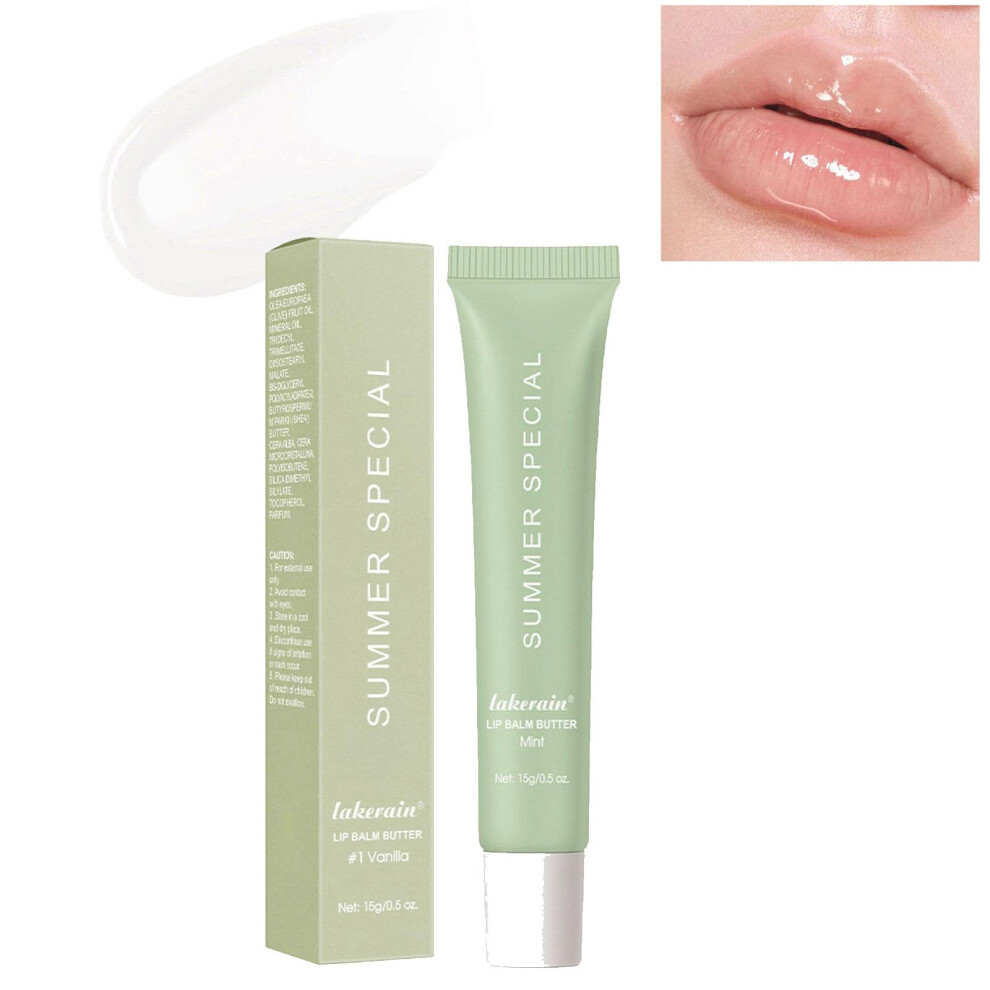 Beige Mint Lip Balm 15G Moisturizing With Shea Butter For Deep Hydration And Softening Dry Chapped Lips