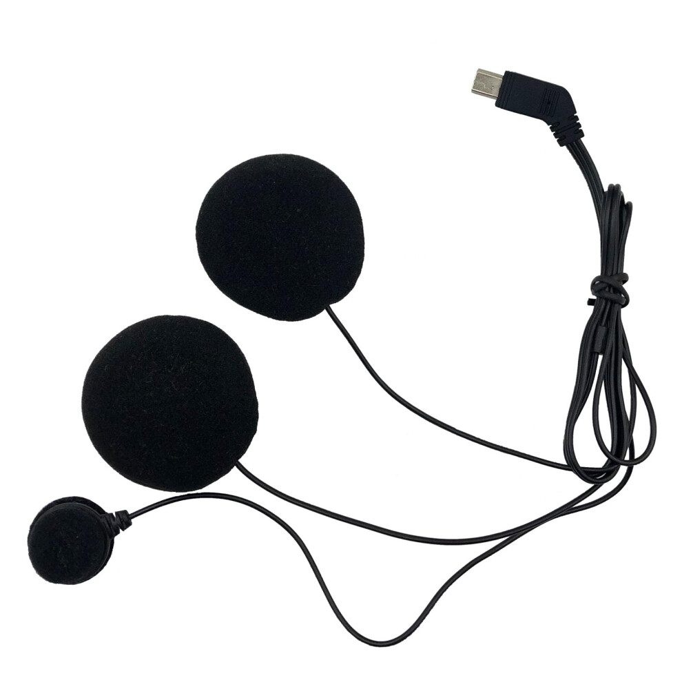 Motorcycle Bluetooth Intercom Headset With Noise Cancellation, Stereo Sound, Slim Speakers 10Pin 9113335768581