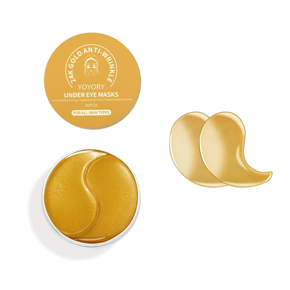 Dark Under Eye Patches For Circles And Puffiness, Hydrating Eye Gel Masks To Reduce Fine Lines