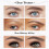 Waterproof Microblading Eyebrow Pen Dark Brown with 4 Fork Tip for Long Lasting Natural Brows 3