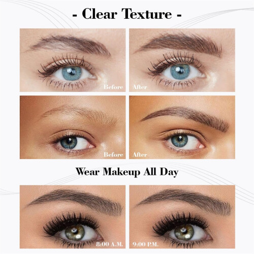 Waterproof Microblading Eyebrow Pen Dark Brown with 4 Fork Tip for Long Lasting Natural Brows 2