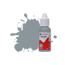 Humbrol No.87 Steel Grey Matt Acrylic Paint 14ml DB0087