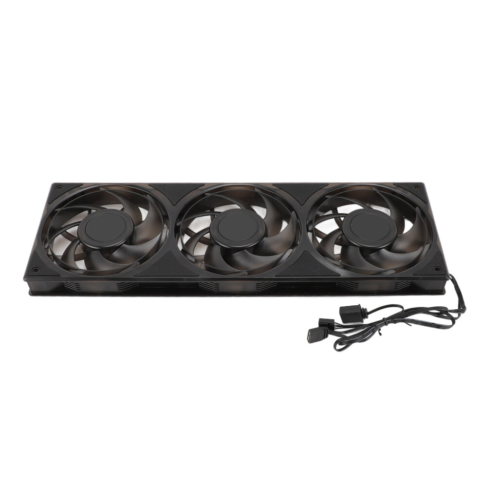 360Mm 3-In-1 Argb Pc Case Fan, 5V, 2200Rpm, Quiet Cooling Black 8701383442426