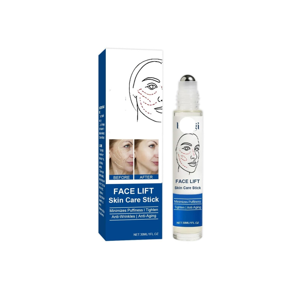 Facial Roller Serum Set 3PCS for Deep Hydration and Smooth Skin Texture, Improves Absorption