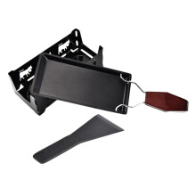 Raclette Grill Pan with Non Stick Coating and Anti Scalding Handle for Picnic and Home Use