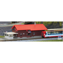 Kato 23-245A Glacier Express (Filisur) Station (Pre-Built) N Gauge