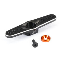 Fastrax 25T Black Aluminium Dbl Servo Horn (Savox/Futaba) FAST316B
