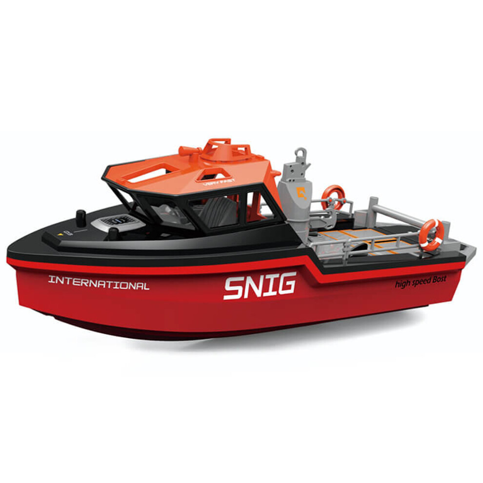 Heng Long Snig RTR RC Rescue Boat Brushless 320mm - Black-image-OPC-PFQ5C6D-NEW