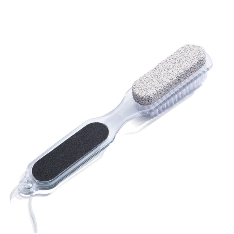 Foot Callus Remover 4in1 Pedicure Foot File with Pumice and Brush for Dead Skin Care