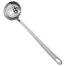 304 Stainless Steel Slotted Spoon and Deep Ladle with Ergonomic Grip for Soup Straining Serving