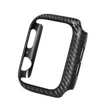Carbon Fiber Case for Apple Watch 44mm Slim Protective Bumper with Precision Fit and Lightweight Frame