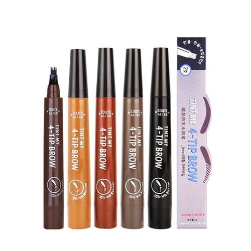 Microblading Eyebrow Pen with 4Tip Precision, Waterproof 24H Hold, Natural 3D Brow Effect 2