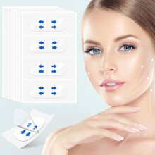 128 PCS Face Lift Tape Invisible Waterproof Instant Lifting for Double Chin Sagging Skin Makeup