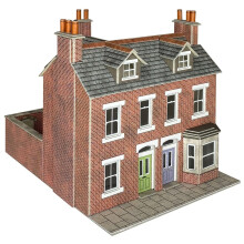 Metcalfe PO300 Terraced Houses Red Brick OO Gauge Kit