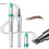 Microblading Eyebrow Pen with 4 Fork Tips Waterproof LongLasting Pencil for Natural Brows Reddish Brown 1