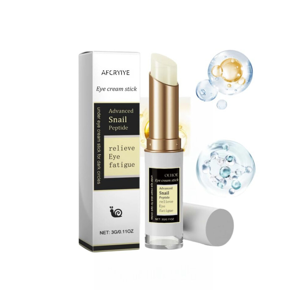 Cream/Dark Eye Stick With Snail Extract For Circles, Puffiness, Antiwrinkle Undereye Care