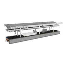 Kato 23-150 Suburban Station Island Platform DX A (Pre-Built) N Gauge