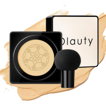 Mushroom Head Air Cushion CC Cream Foundation, LongLasting Full Coverage Concealer, Moisturizing Oil Control, Medium Deep 1 PCS