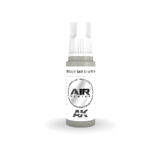 AK Interactive 11866 Light Gull Grey FS 16440 17ml AIR 3G Acrylic Model Paint