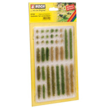 Strisce di erba - NOCH - 07125 - Verde chiaro e scuro - 18 strisce - 6 mm